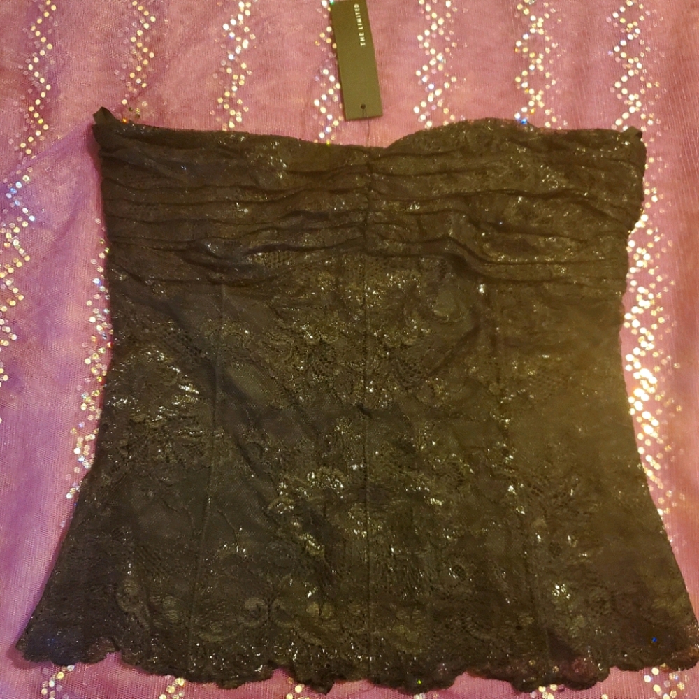 The limited Lace ziper tube top